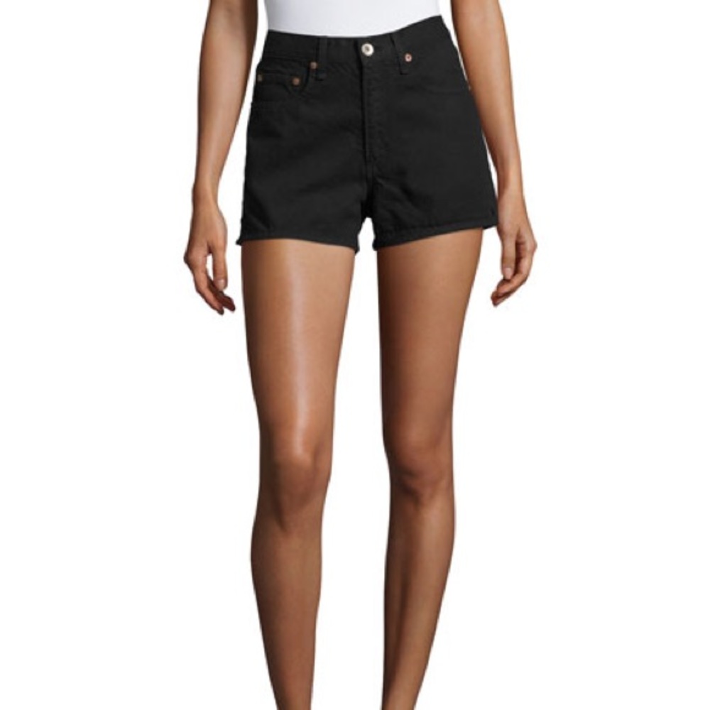 Rag and Bone Justine High Rise Shorts 28